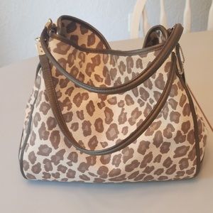Coach cheetah print bag